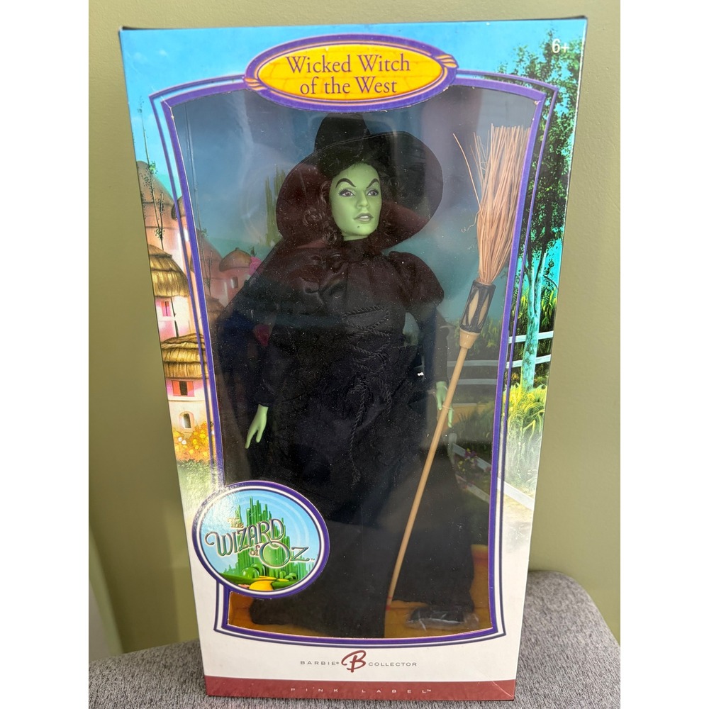 Barbie Collector Wizard of Oz Wicked Witch of the West Pink Label Doll K8685